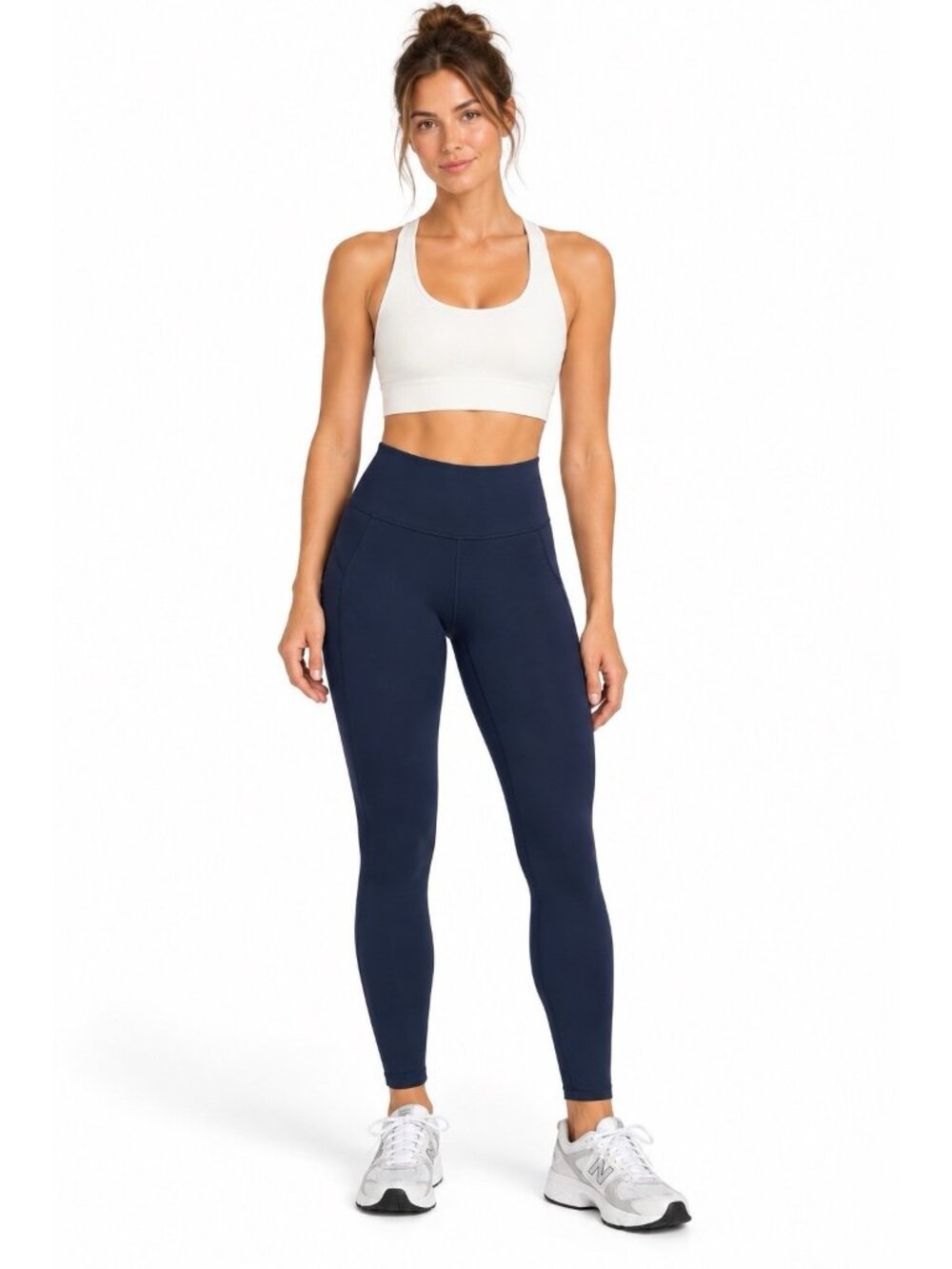 Lululemon Wunder Train High Rise leggings Pockets 8 True Navy workout gym